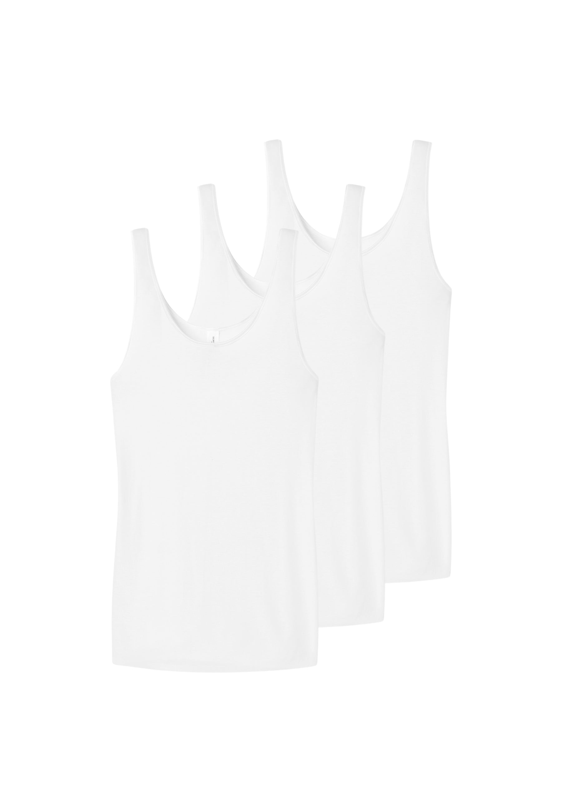 OFFERTA 3 PEZZI Canottiera Donna Spalla Larga Cotone Luxury SCHIESSER 200763