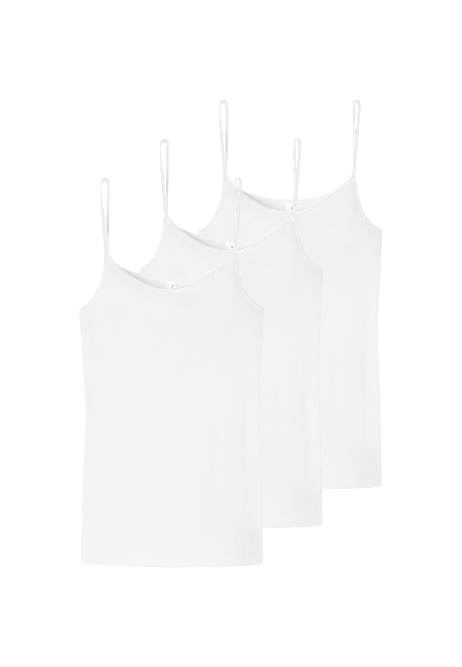 OFFERTA 3 PEZZI Canottiera Donna Spalla Stretta Cotone Luxury SCHIESSER 200762