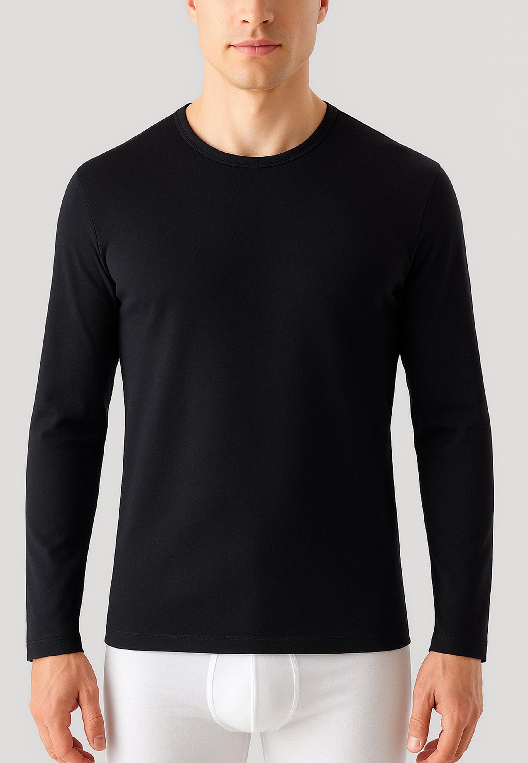 RAGNO 611479 Bipack Manica Lunga Girocollo Uomo Cotone Elasticizzato