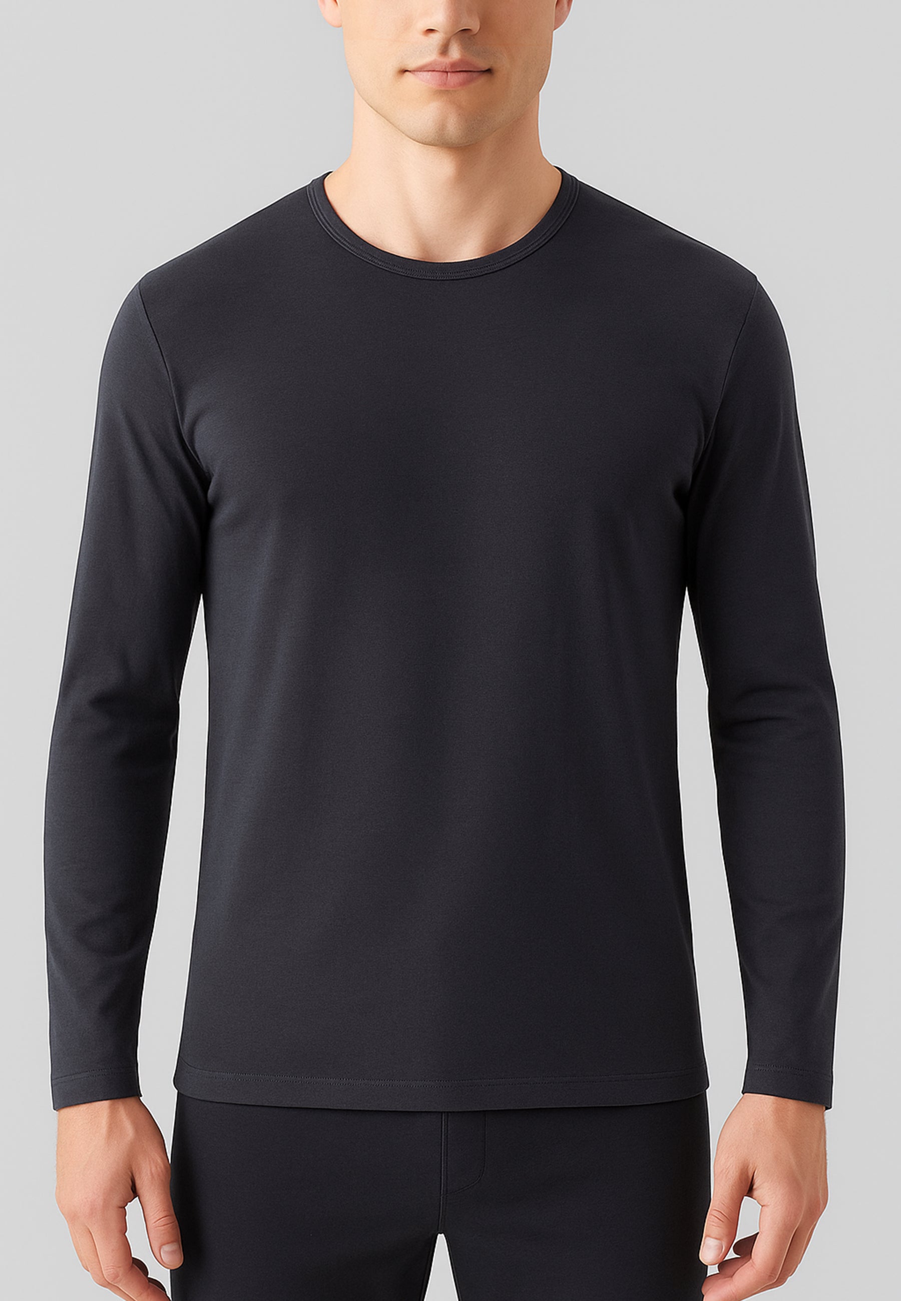 RAGNO 611479 Bipack Manica Lunga Girocollo Uomo Cotone Elasticizzato