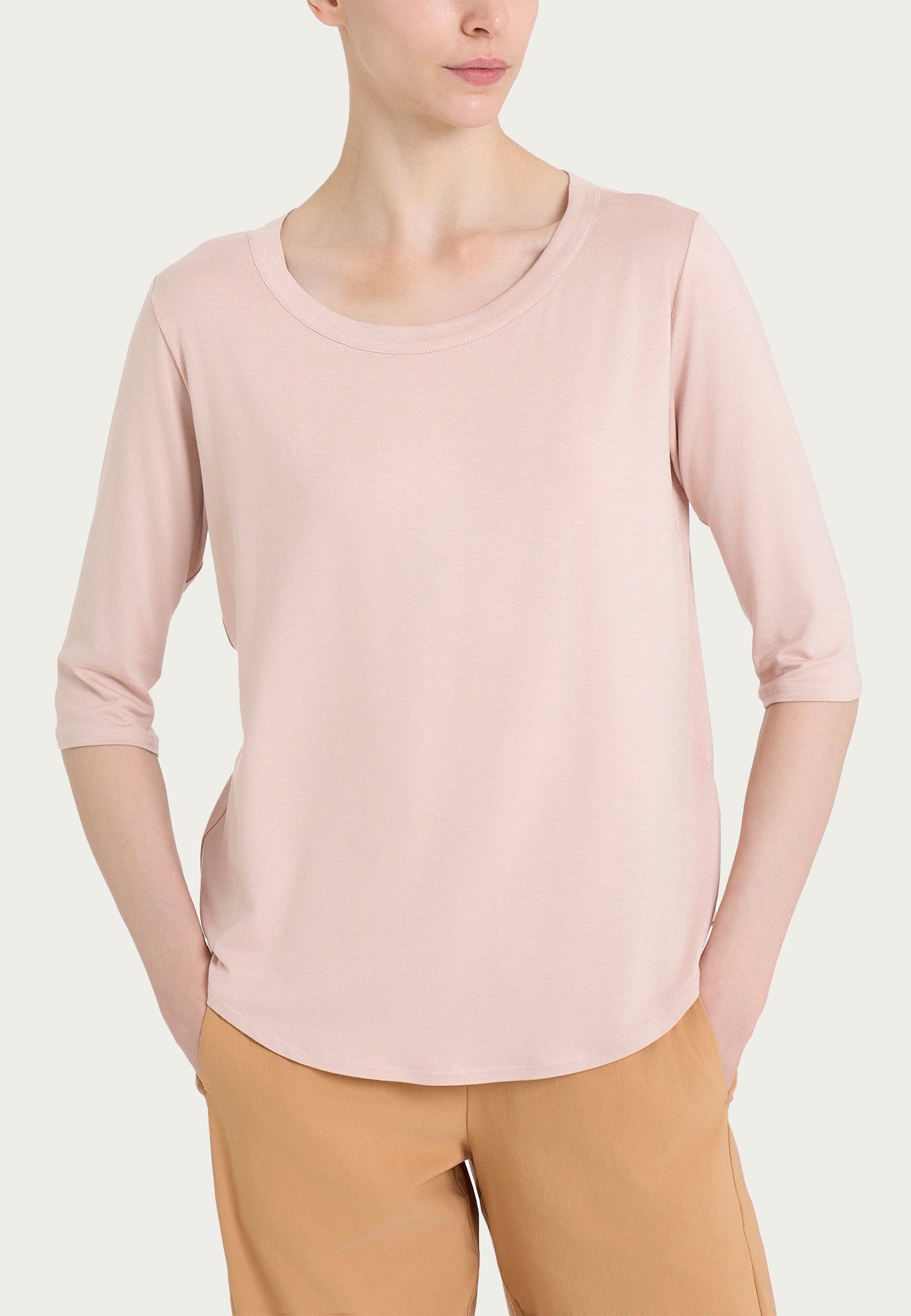 RAGNO T-Shirt Donna Viscosa Estiva Tinta Unita 70121W