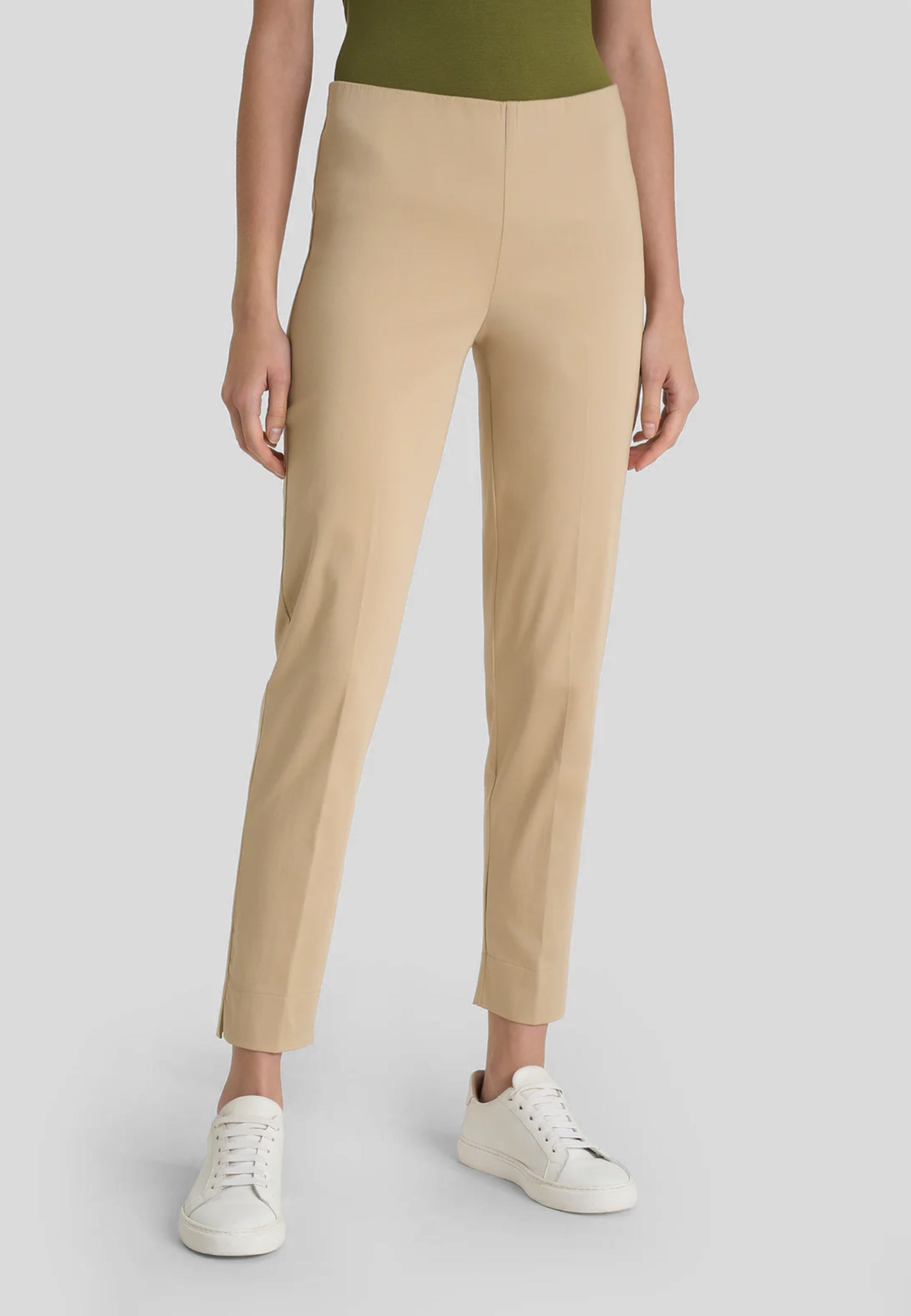 RAGNO Pantalone Lungo Donna Taglio Capri Cotone Estivo D926PY