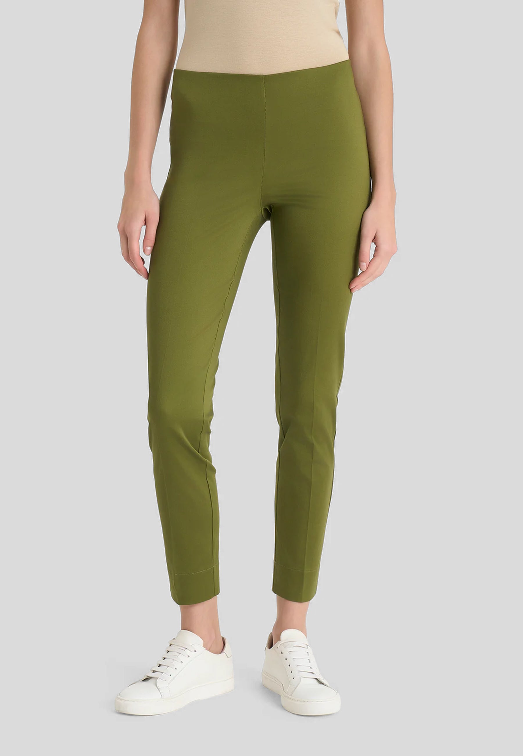 RAGNO Pantalone Lungo Donna Taglio Capri Cotone Estivo D926PY