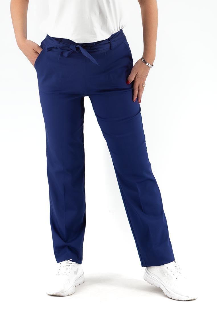 RAGNO DC62PO Pantalone da donna con fiocco cotone