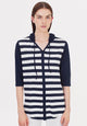 RAGNO DD89XW Maglia a righe manica tre quarti e cappuccio