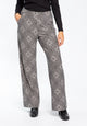 Pantalone wide leg fantasia Cashmere RAGNO DL64PA