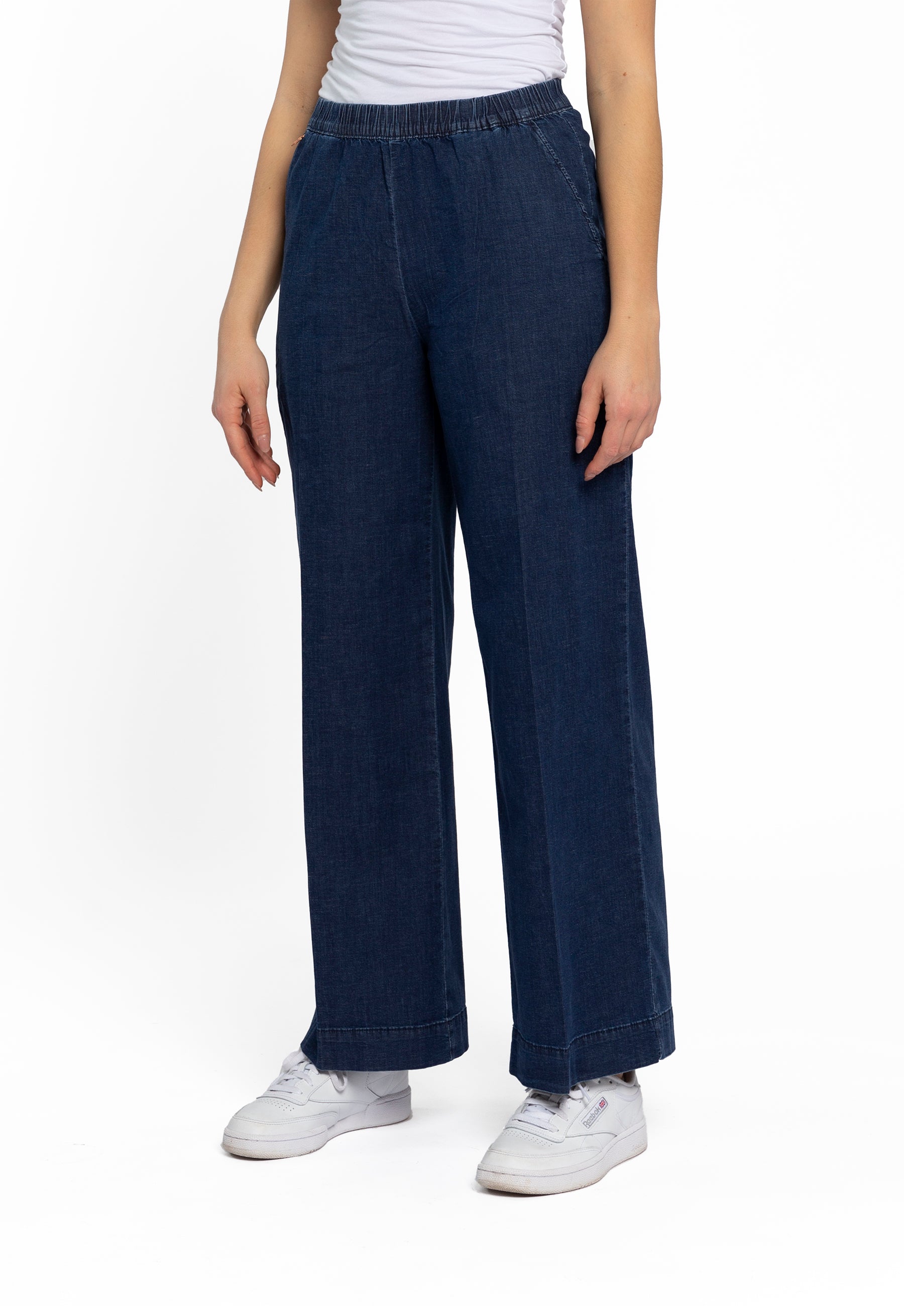 Pantalone Donna Largo Jeans Leggero RAGNO DM67P4