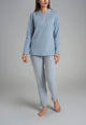 RAGNO Pigiama Lungo Donna Cotone Pile Invernale ART. DR91N1