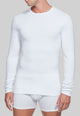 Maglia Girocollo uomo in caldo cotone RAGNO U262A9 - Bianco