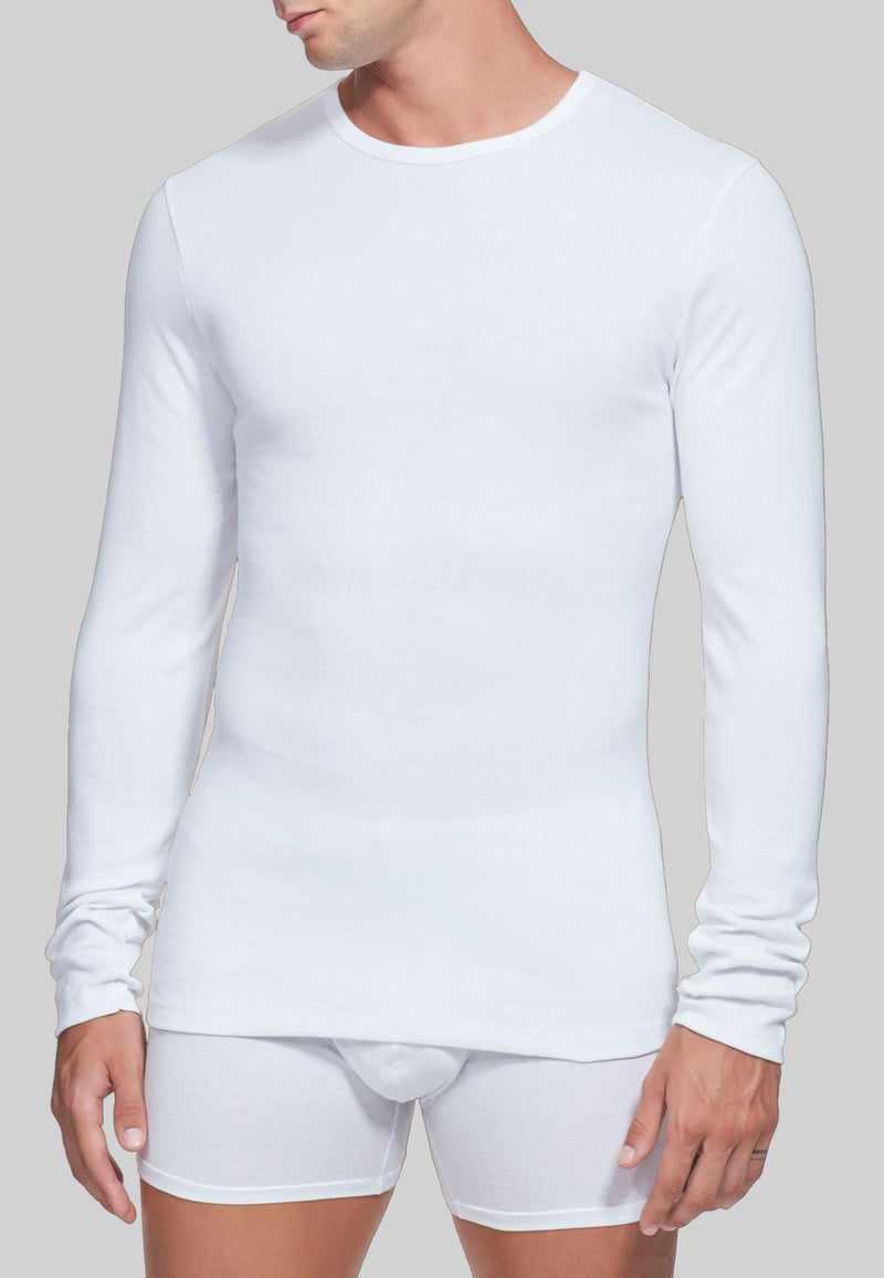 Maglia Girocollo uomo in caldo cotone RAGNO U262A9 - Bianco
