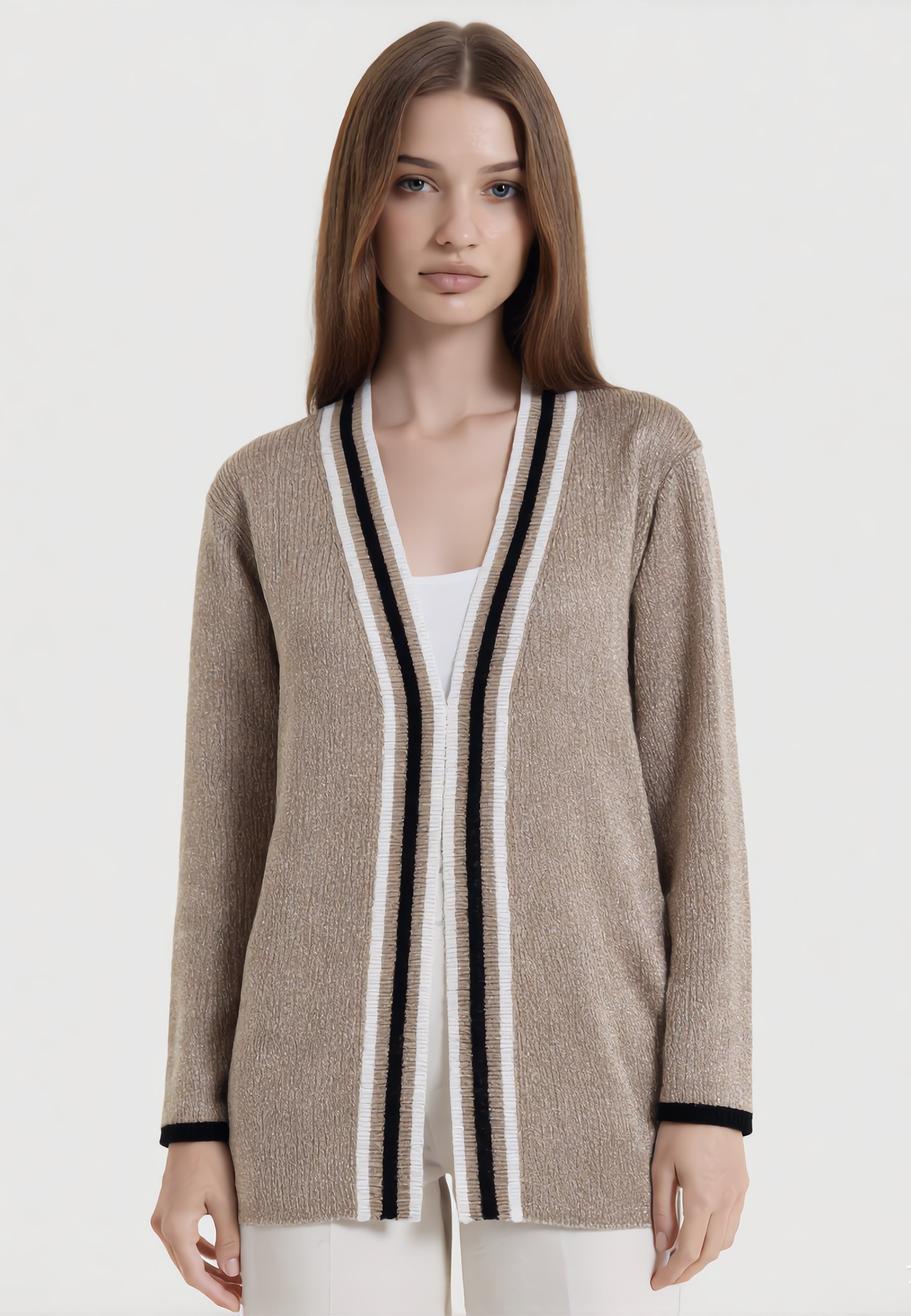 INTRECCI MILANO Giacca Cardigan Donna Lurex ART. S26-25