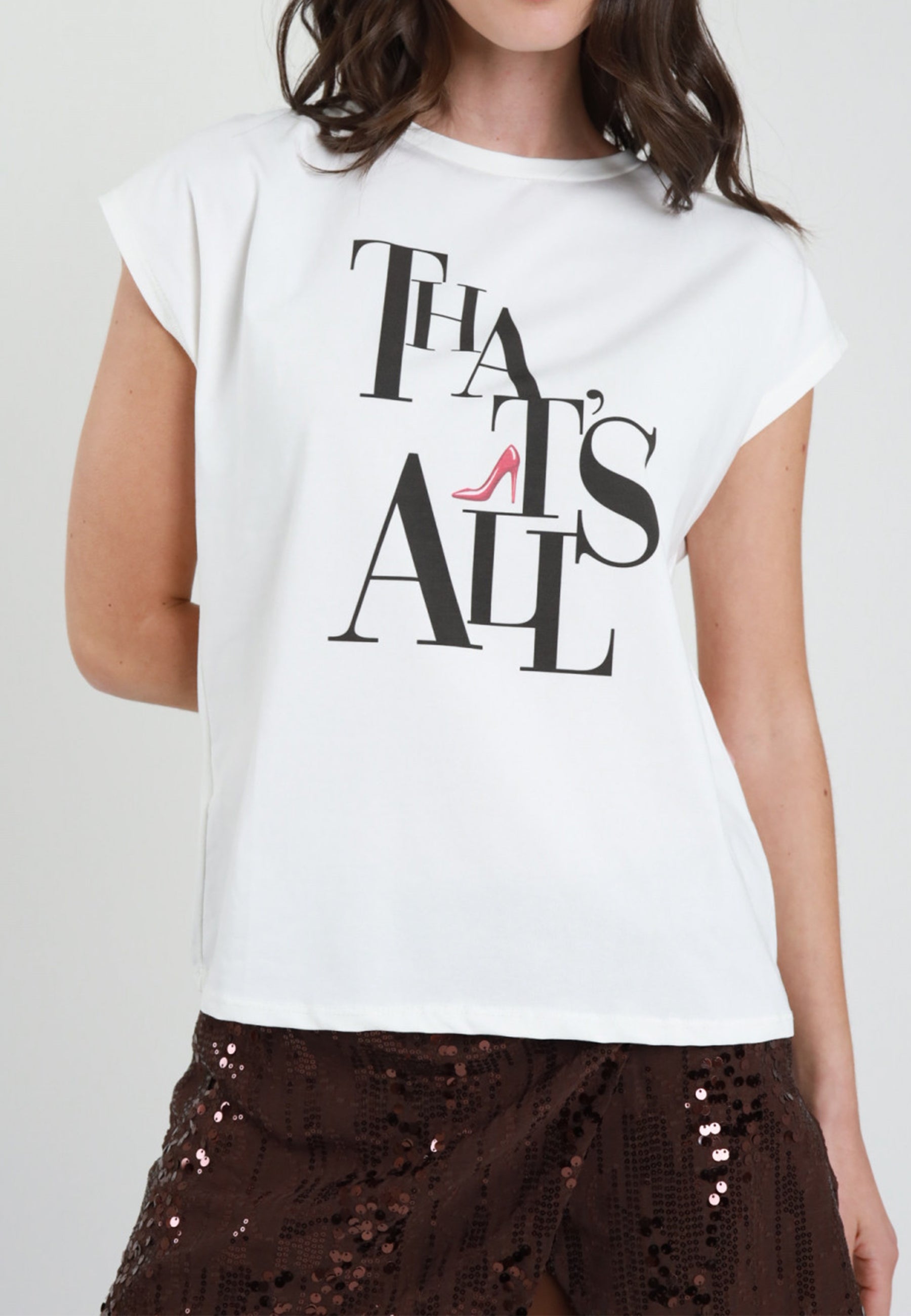 SUSY MIX T-Shirt Donna M/M Cotone Leggero Stampa SMT18