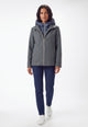 EMME MARELLA Cappotto Donna con Davantino in Panno Unito SORRISO
