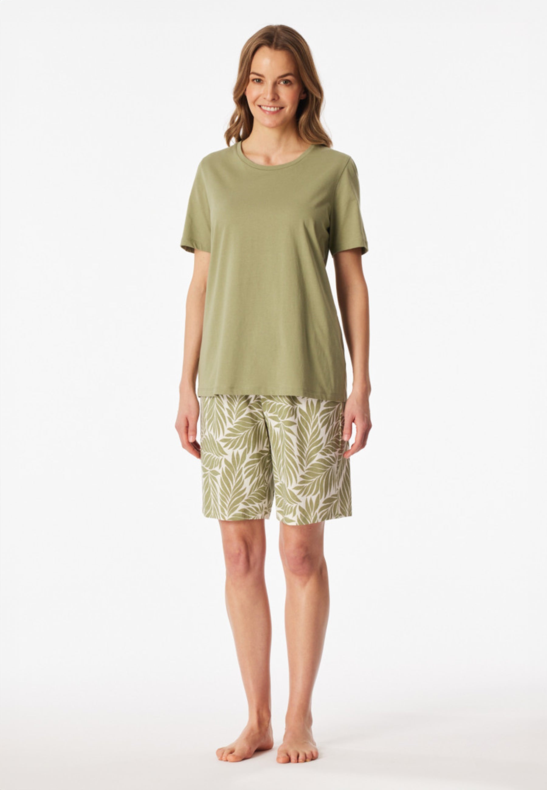 SCHIESSER Pigiama Donna Cotone Jersey Estivo ART. 181247