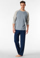 SCHIESSER Pigiama Lungo Uomo Cotone Invernale ART. 183119