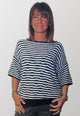 Maglia Donna Mezza Manica Lavorata Cotone AMARYNTH 53030