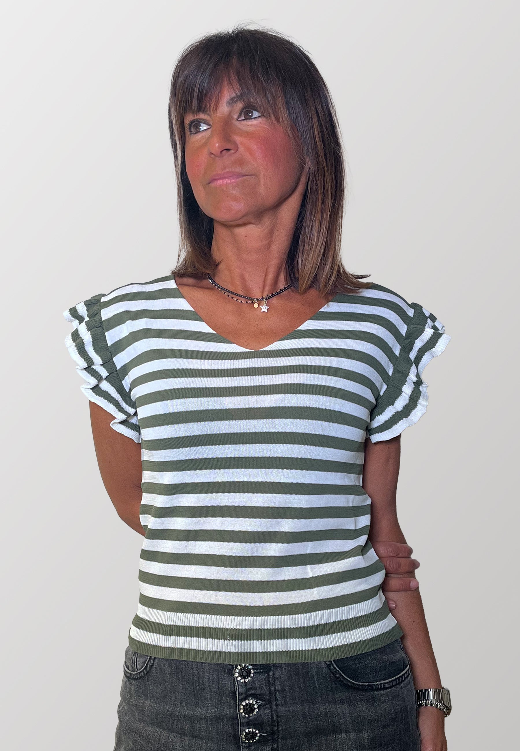 T-shirt Donna Mezza Manica Viscosa SUSY MIX 88066