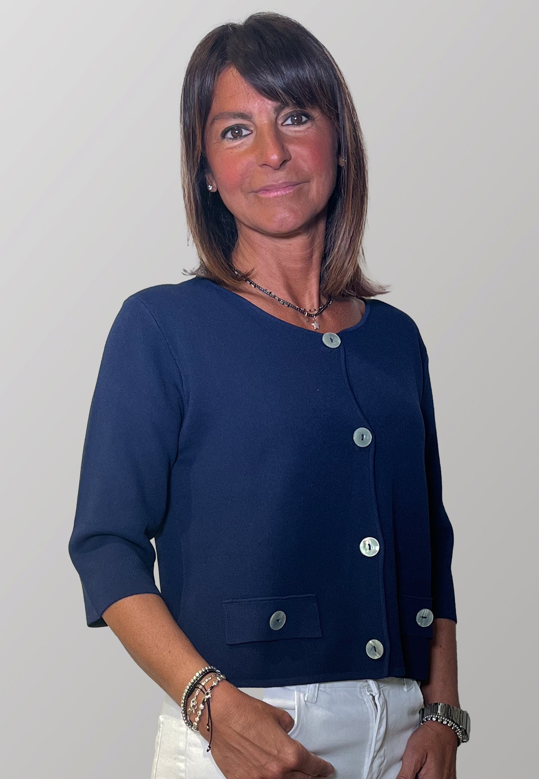 Giacca Donna Coreana Maglia Viscosa SUSY MIX 31242