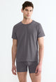 SLOGGI SLG BASE O-NECK T-Shirt Uomo Cotone Organico Elasticizzato