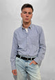 SPORTING MARE Camicia Uomo Cotone Rigata