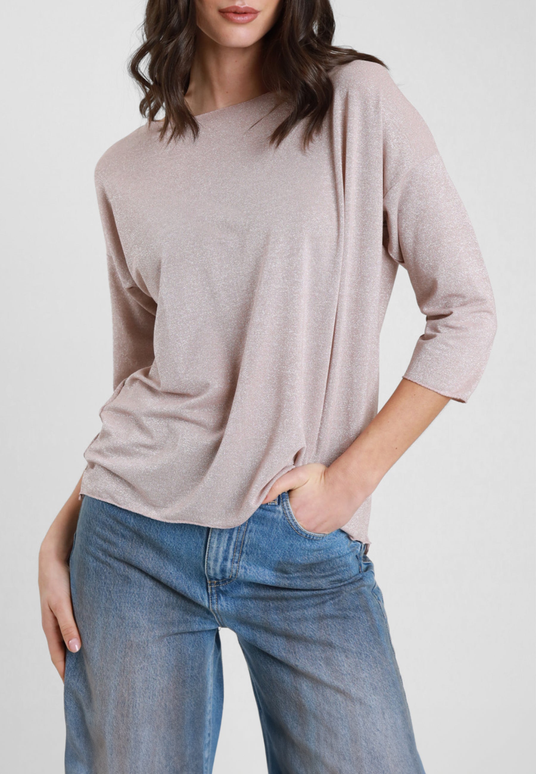 SUSY MIX T-Shirt Donna Maniche 3/4 Viscosa Estiva B05103