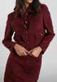 SUSY MIX Giacchino Crop In Ecodainetto Morbido Donna Moda Autunno Inverno ART.M09319