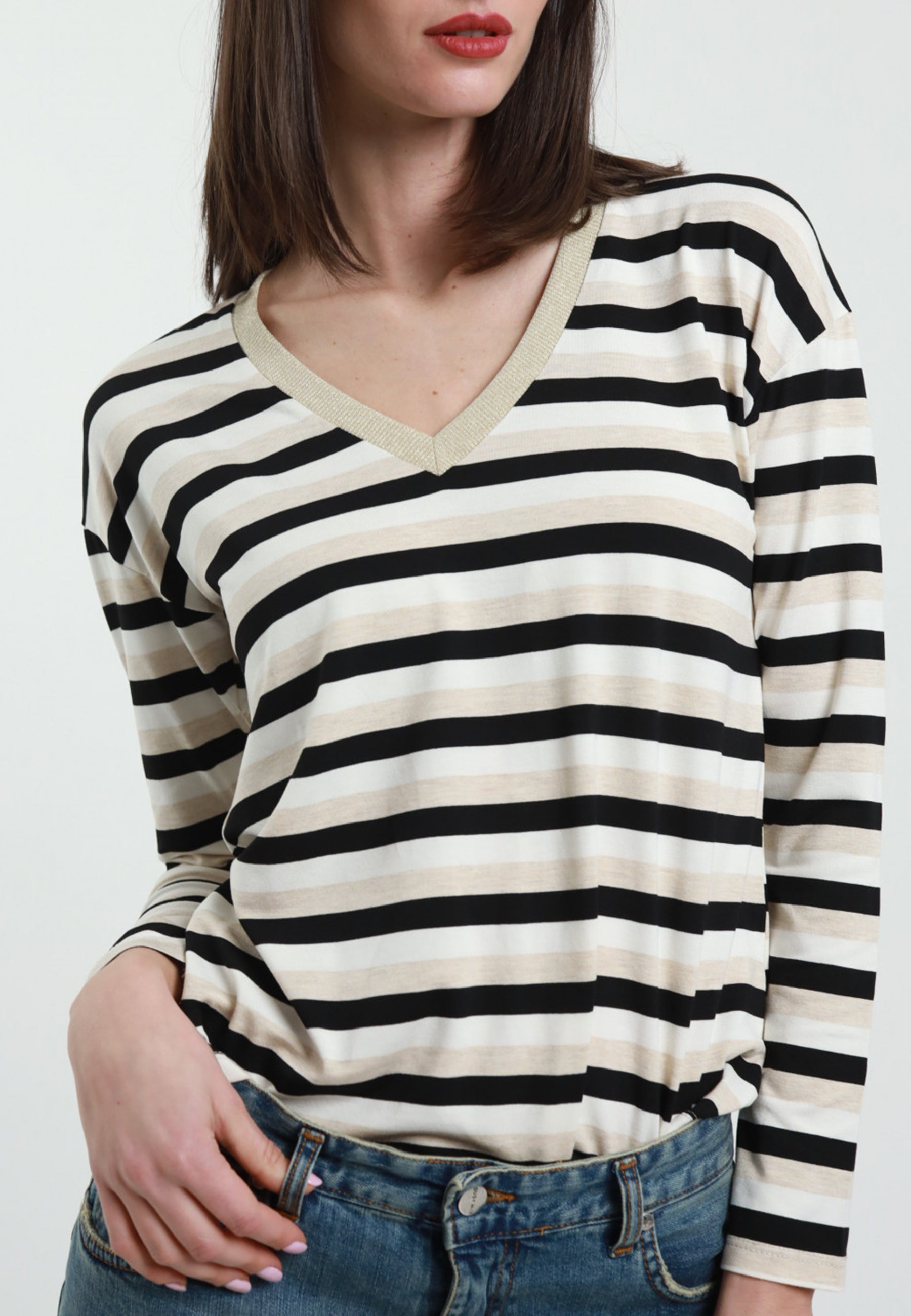 Maglia Donna Manica Lunga Viscosa SUSY MIX 11061