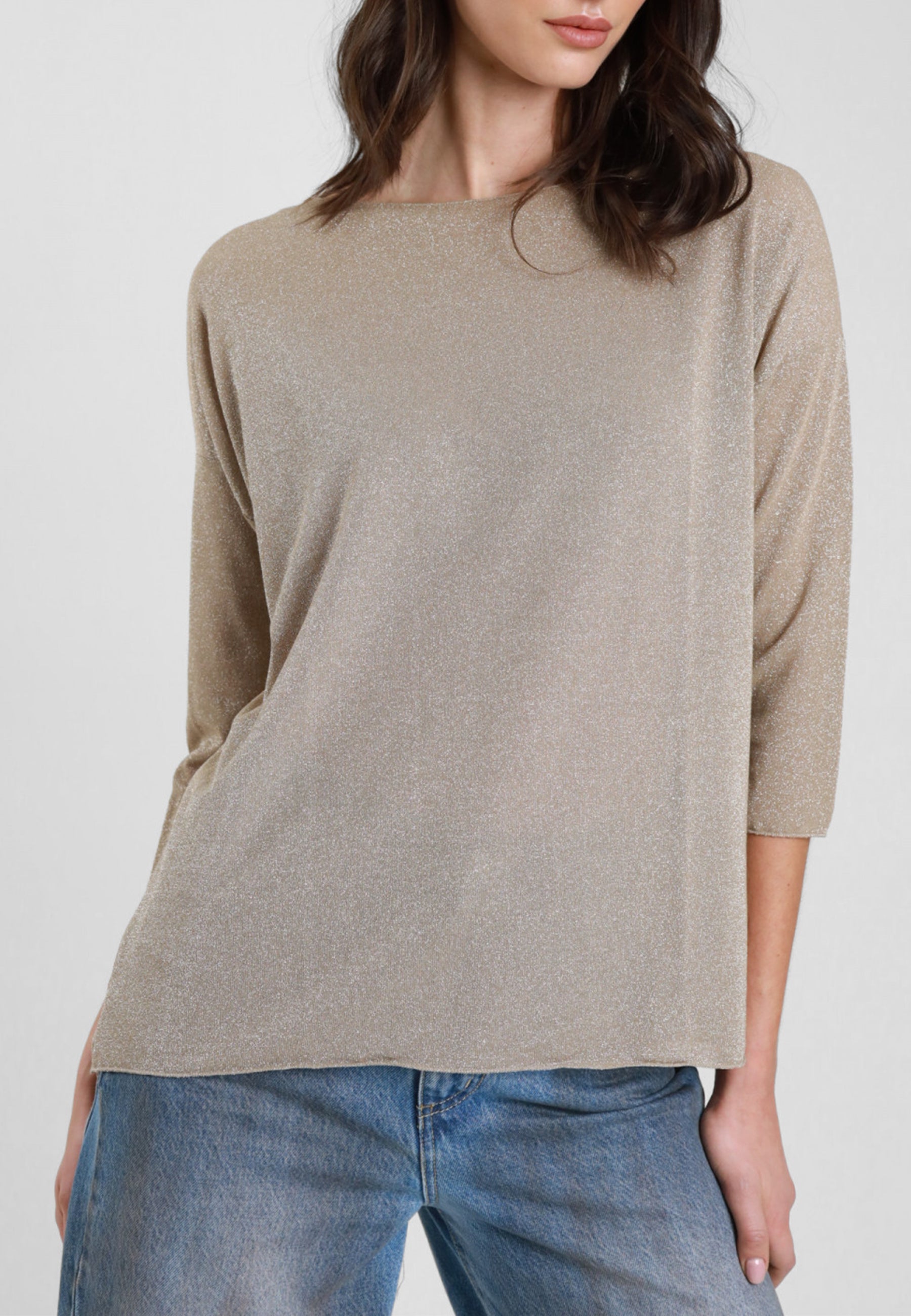 SUSY MIX T-Shirt Donna Maniche 3/4 Viscosa Estiva B05103