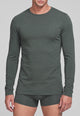 Maglia Girocollo uomo in caldo cotone RAGNO U262A9 - Militare