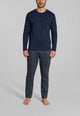 RAGNO Pigiama Uomo Lungo Cotone Interlock Caldo UA73N1