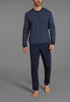 RAGNO Pigiama Uomo Lungo Cotone Interlock Caldo UA75N1