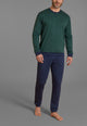 RAGNO Pigiama Uomo Lungo Cotone Interlock Caldo UA75N1