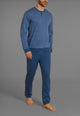 RAGNO Pigiama Uomo Lungo Cotone Interlock Caldo UA75N1