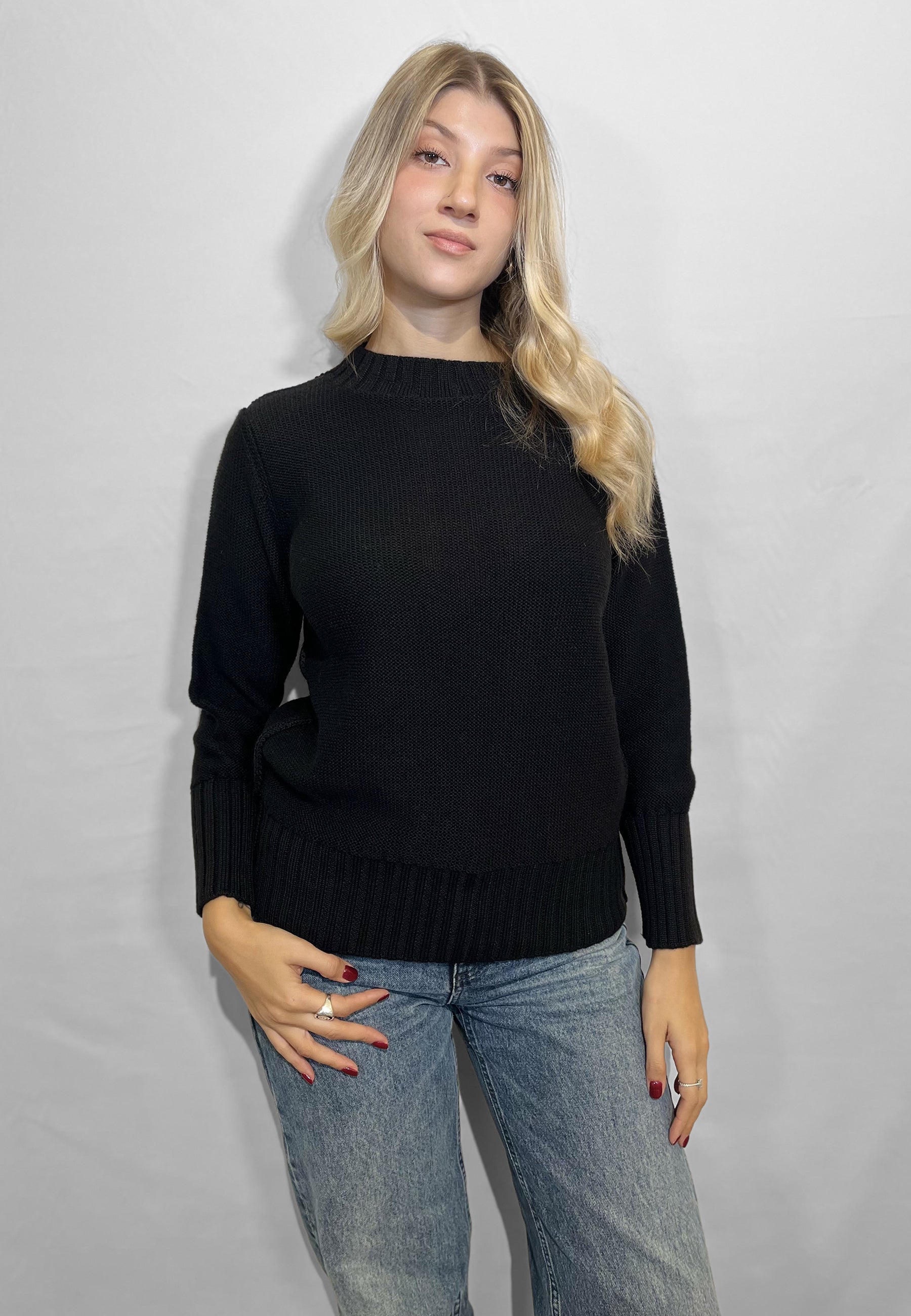 INTRECCI Maglia Donna Manica Lunga Lana ART. W25-111