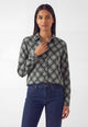 EMME MARELLA Camicia Donna Lunga 100% Poliestere Stampato SPIGA