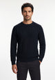 YES ZEE Maglia Uomo Lunga Girocollo Lavorazione a Coste Pesante M878H800