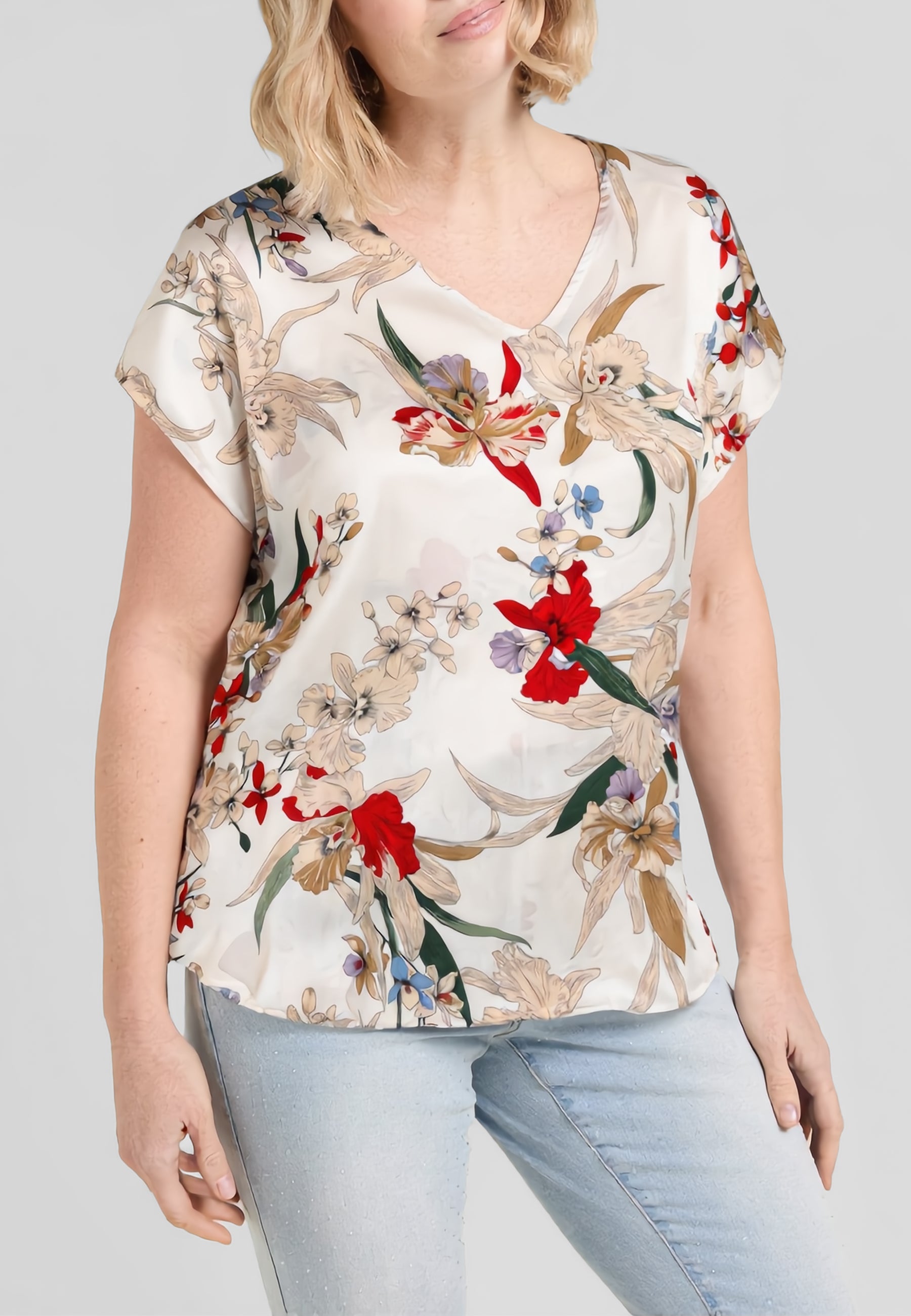 LUISA VIOLA Casacca Donna In Viscosa Floreale ART. 2020F0-31MN