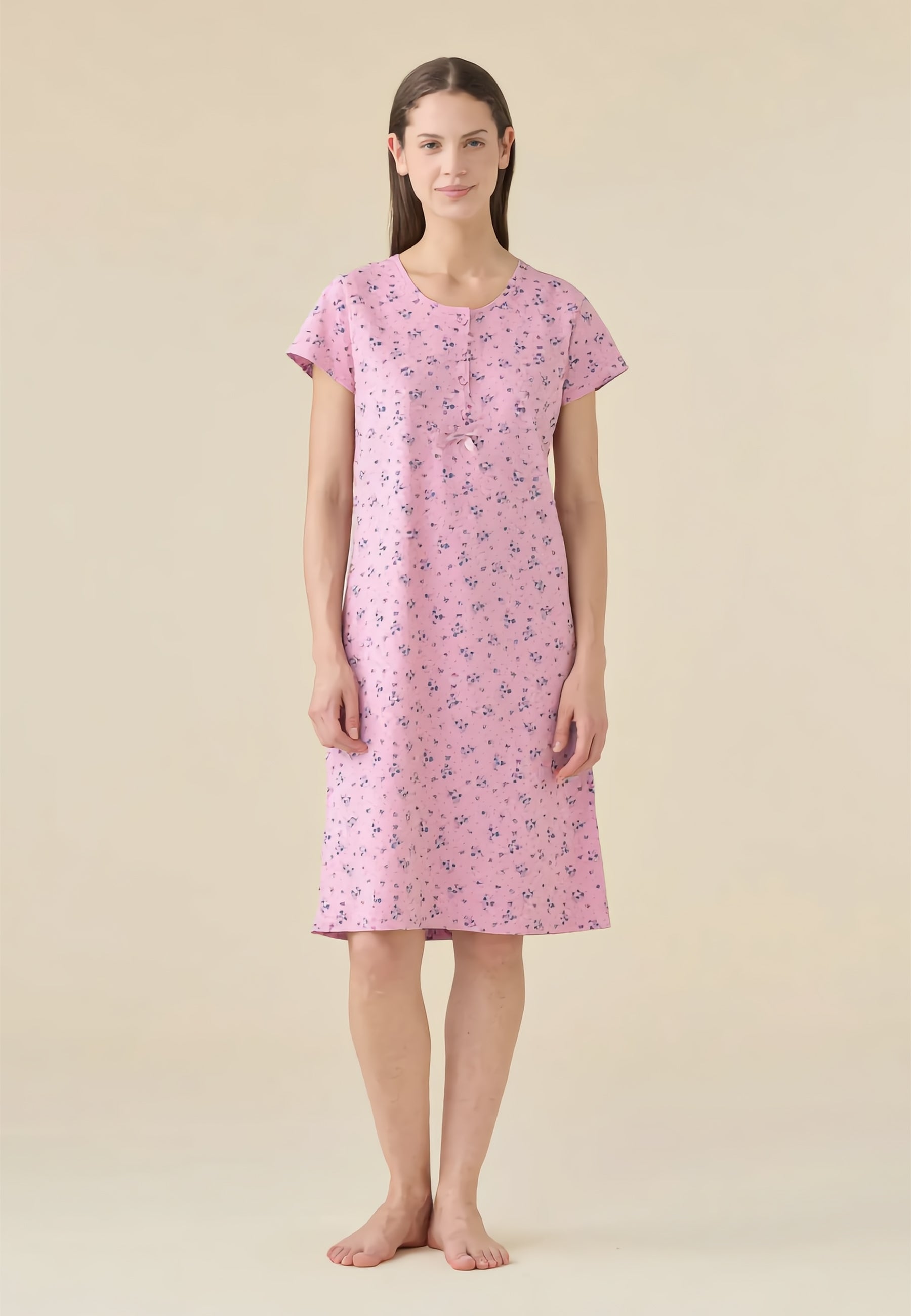 NOI DI NOTTE Camicia Da Notte Donna Cotone Estivo ART. LA003471/3490