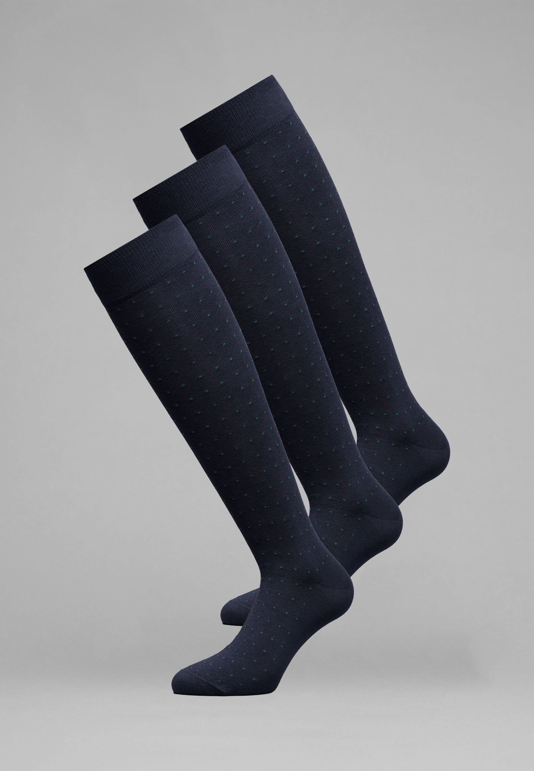 OFFERTA 3 PEZZI CAGI Calza Uomo Lunga Cotone 4 Stagioni Pois VCAC01519