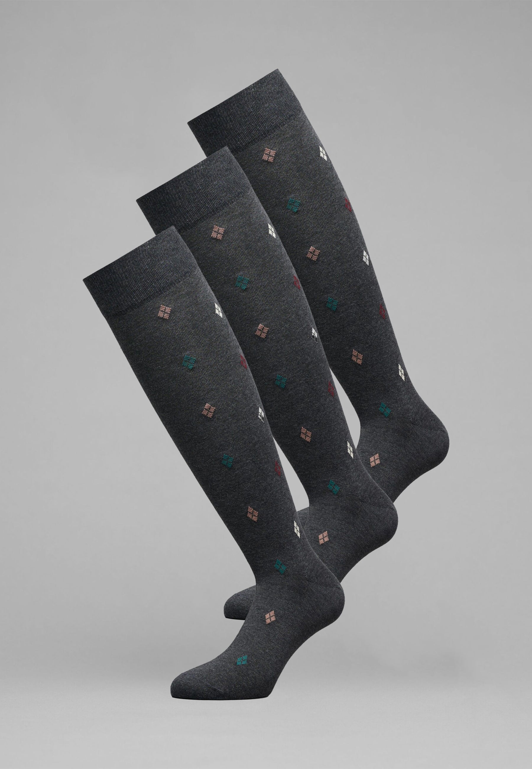 OFFERTA 3 PEZZI CAGI Calza Uomo Lunga Cotone 4 Stagioni Tinta Unita VCAC01517