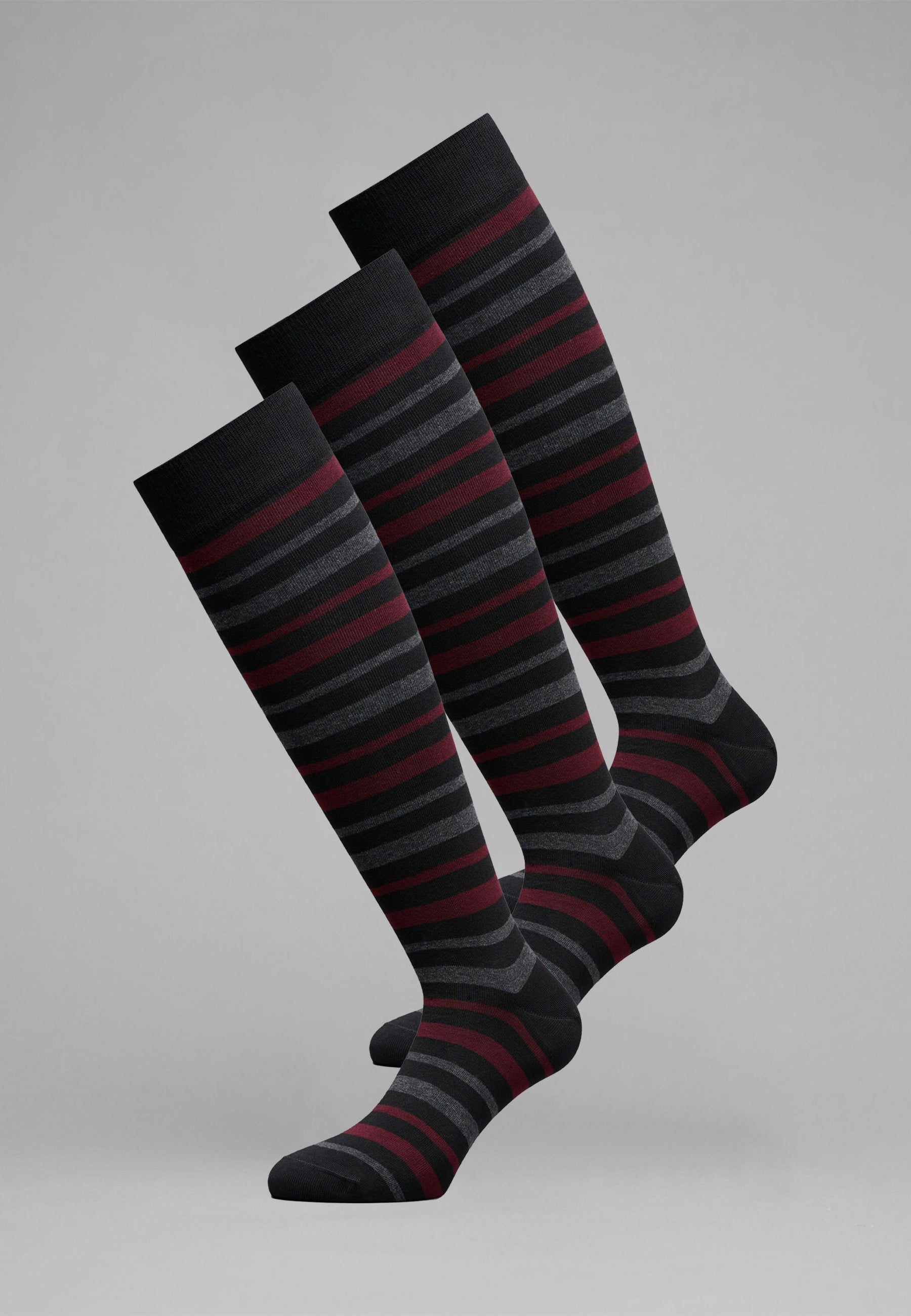 OFFERTA 3 PEZZI CAGI Calza Uomo Lunga Cotone 4 Stagioni Righe VCAC01518