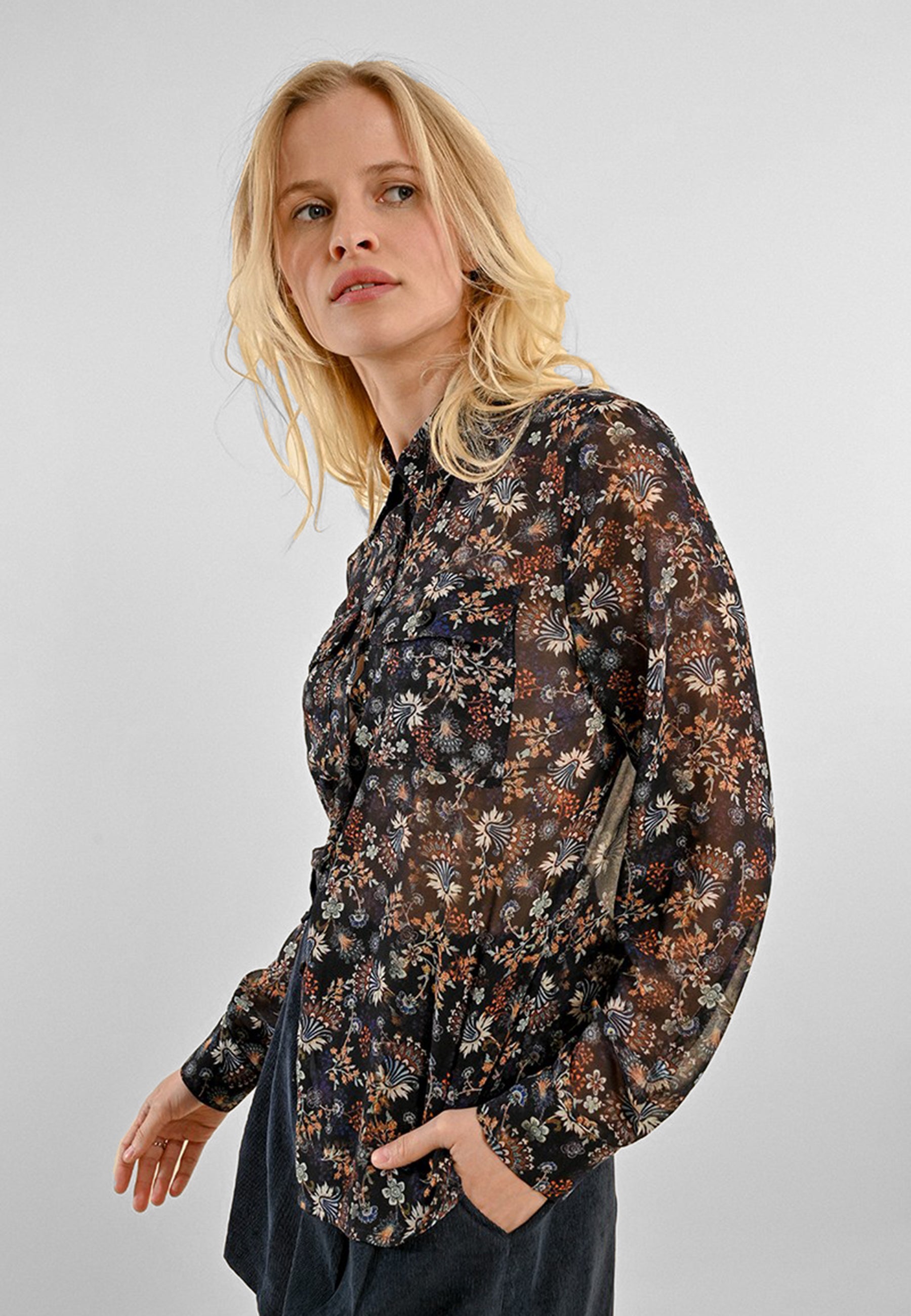 Camicia Donna Manica Lunga MOLLY BRACKEN N262CN