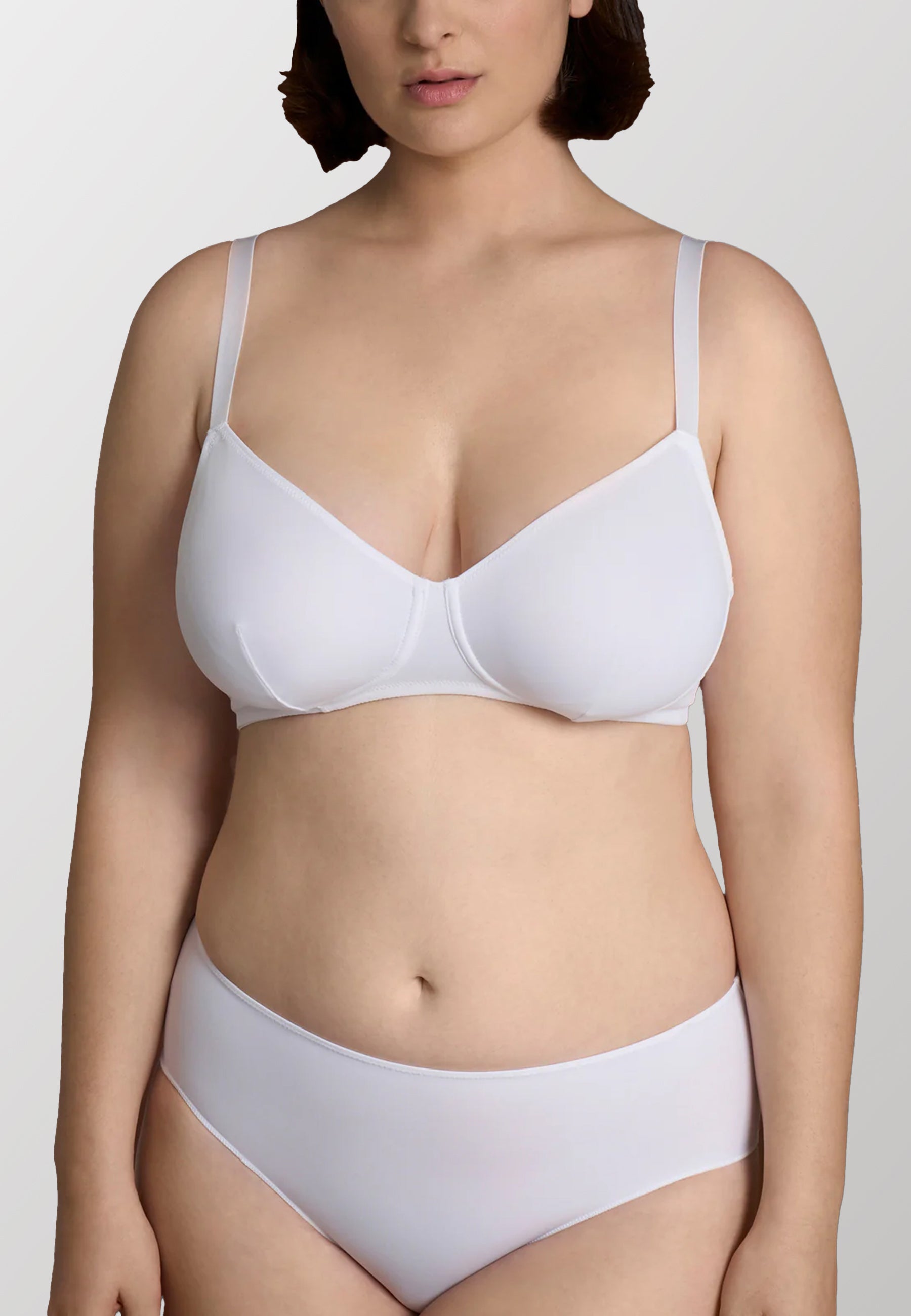 OFFERTA 2 PEZZI RAGNO DP63FH Reggiseno Donna Liscio Senza Ferretto COPPE B-C