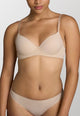 OFFERTA 2 PEZZI RAGNO DP63F8 Reggiseno Donna Liscio Balconette Imbottito COPPE B-C
