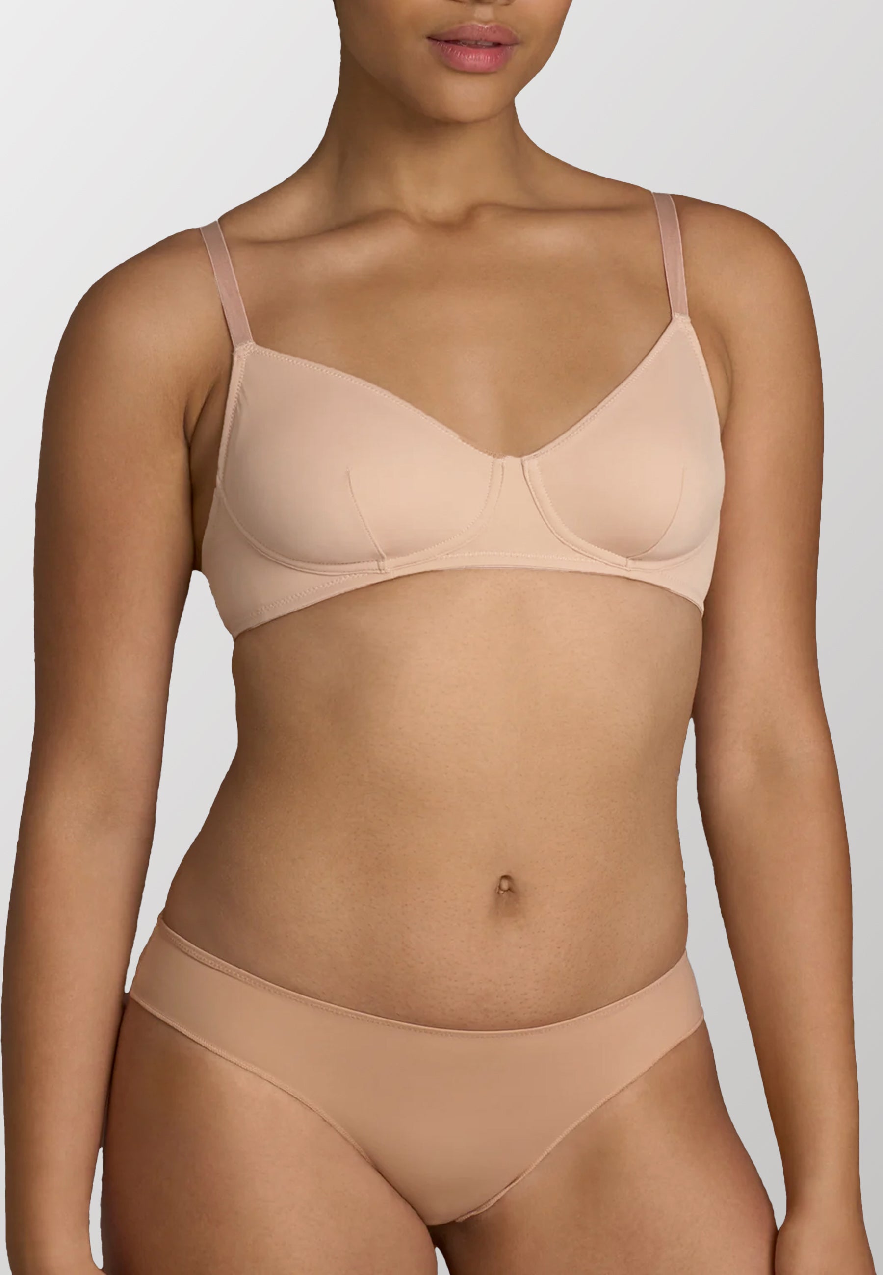 OFFERTA 2 PEZZI RAGNO DP63FH Reggiseno Donna Liscio Senza Ferretto COPPE B-C