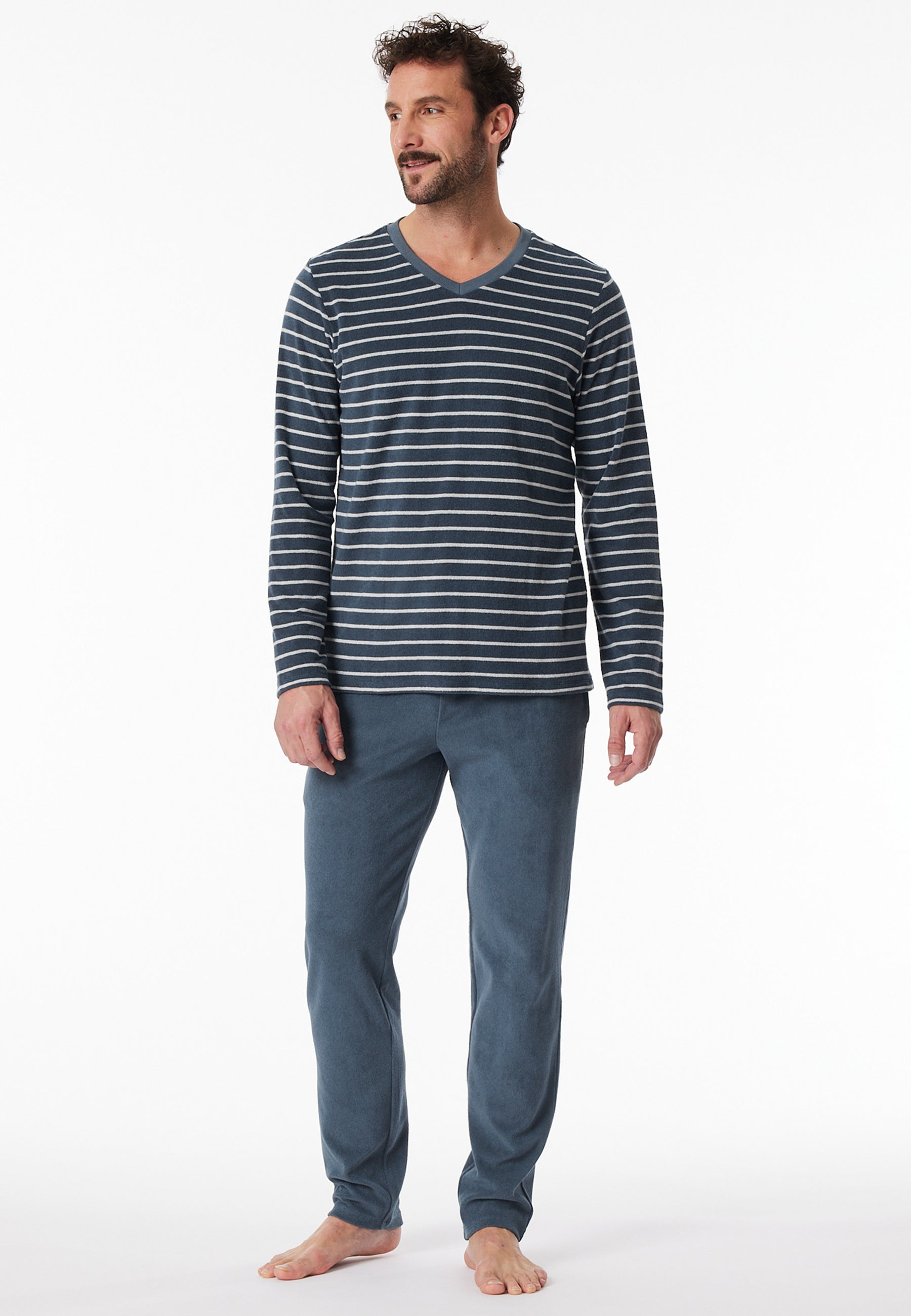 Pigiama Uomo Cotone Felpato SCHIESSER 181926