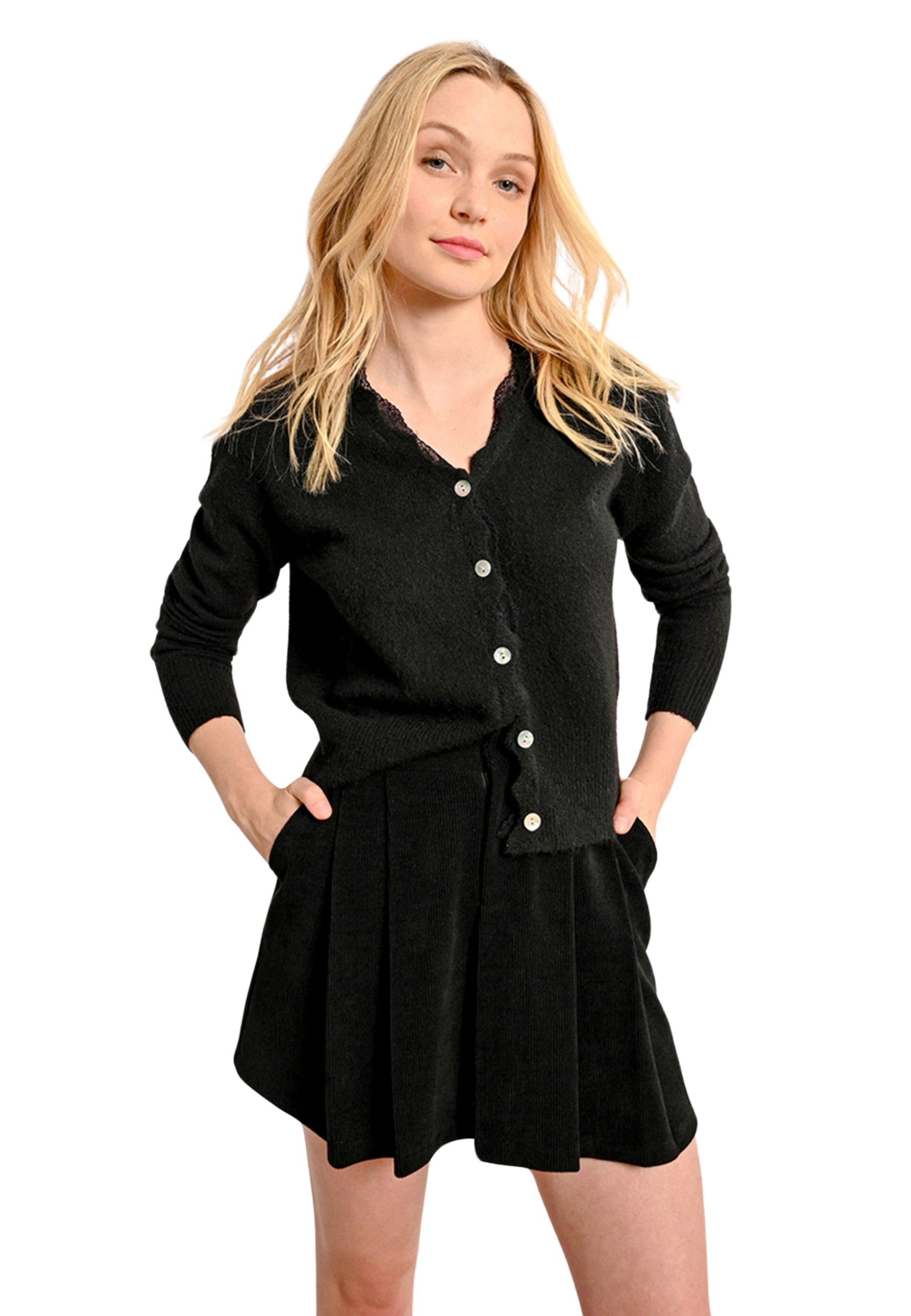 Giacca Donna Cardigan Pizzo MOLLY BRACKEN T1924CH