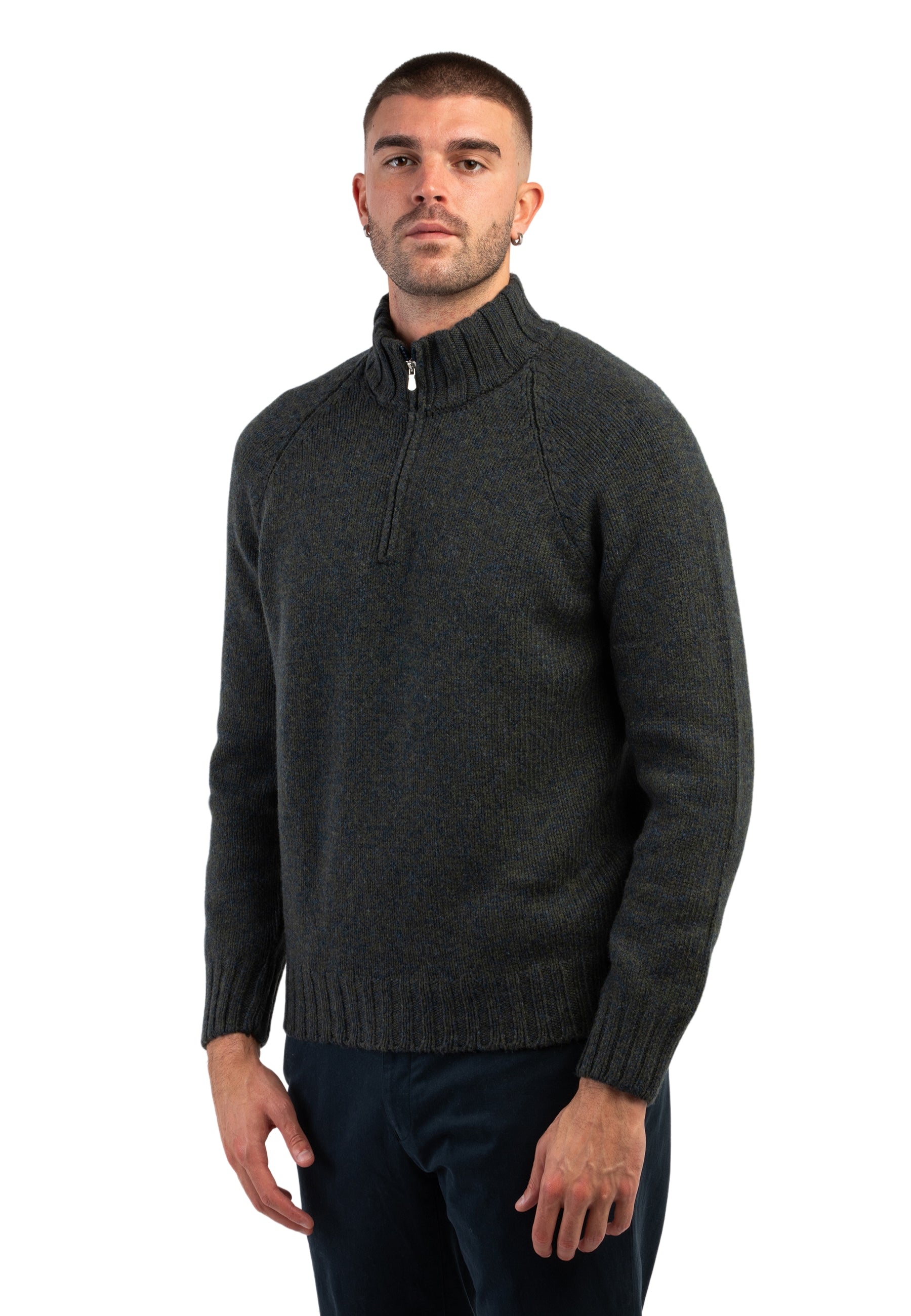 Maglia Uomo Lupetto Zip 100% Lana GRAN SASSO 10194/25713