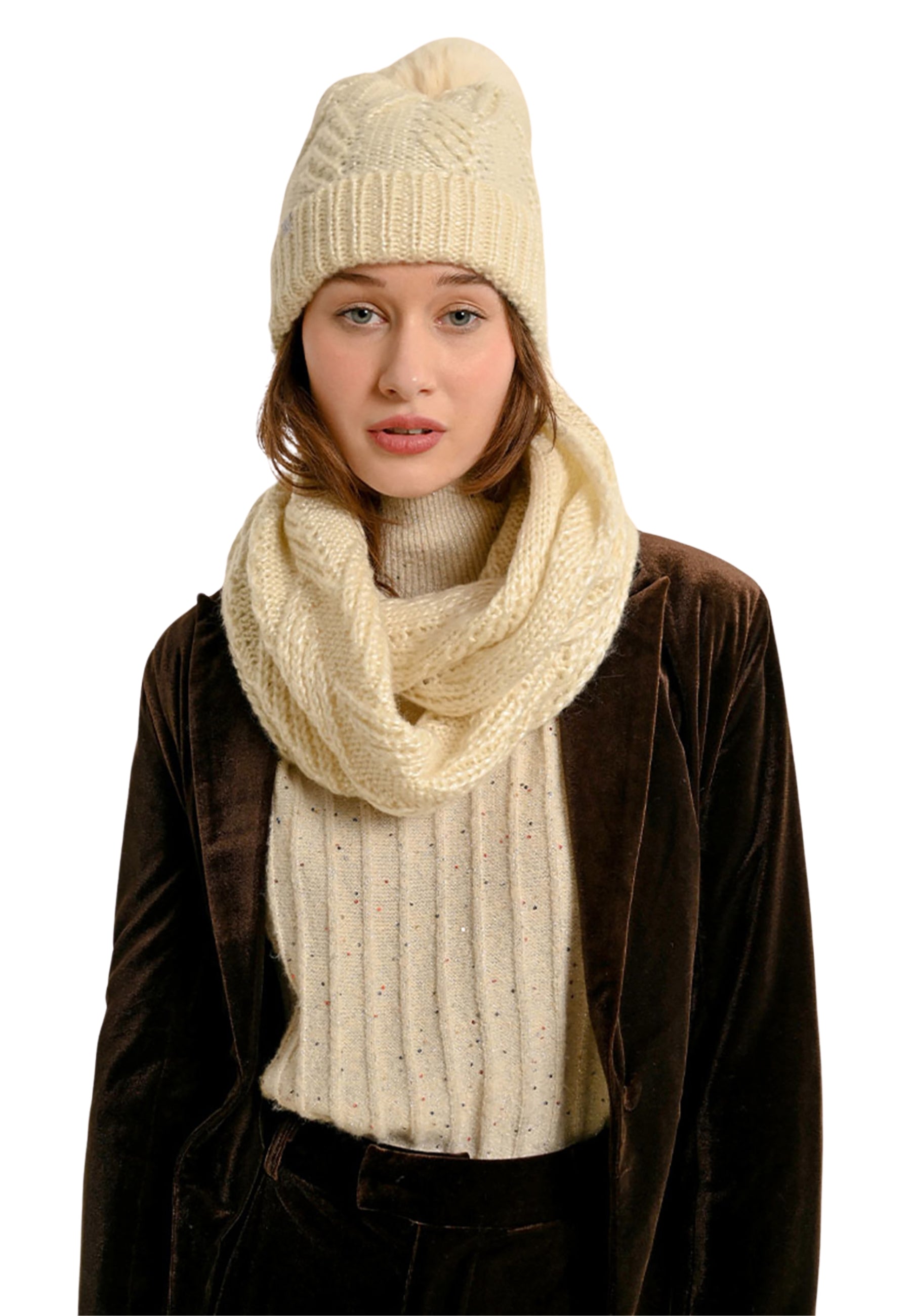 Completo Donna Sciarpa Berretto MOLLY BRACKEN B269CH