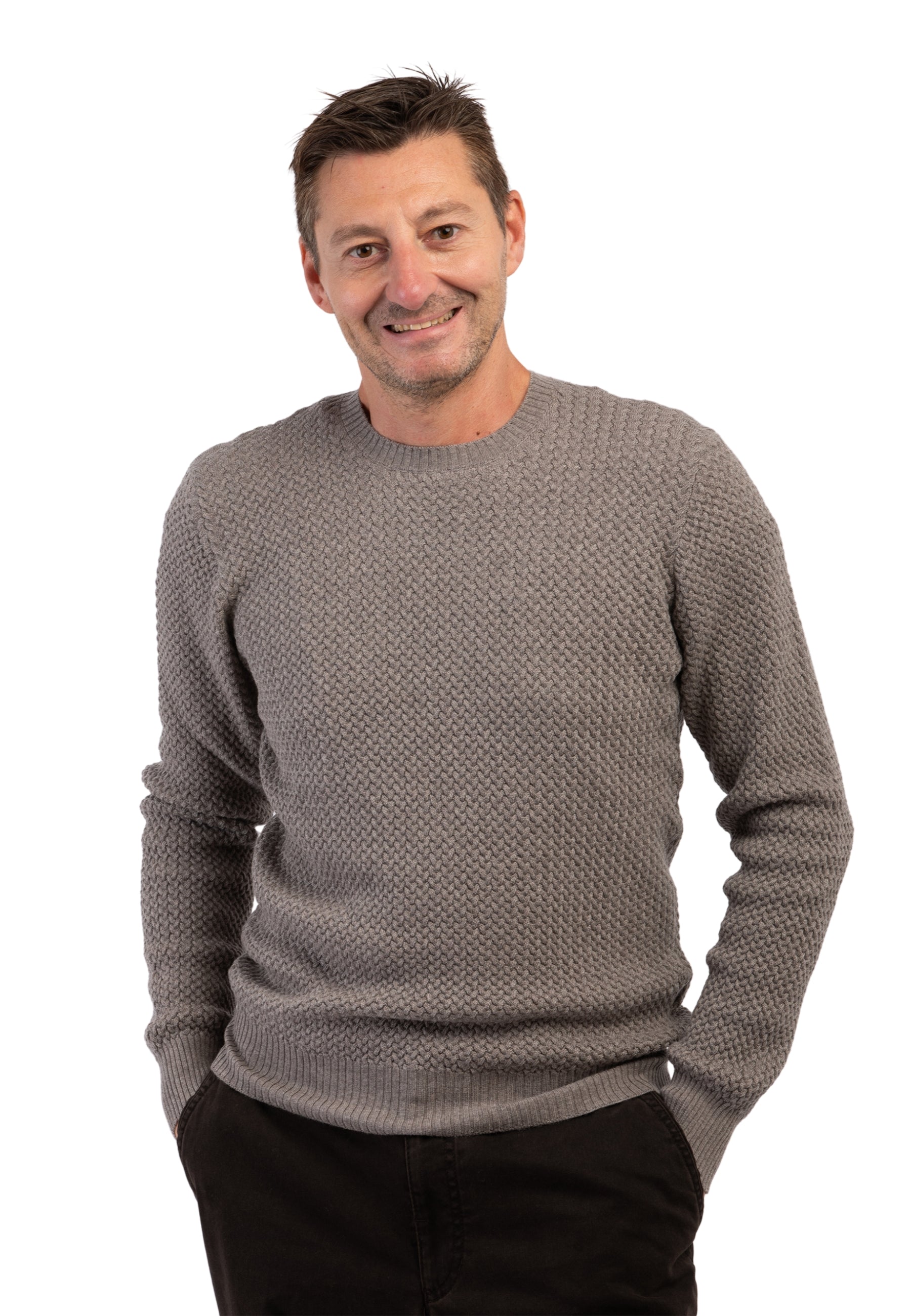 Maglia Girocollo Uomo 100% Lana GRAN SASSO 57135/14280